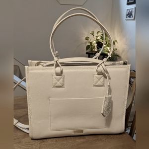 Vince Camuto White Shoulder Bag